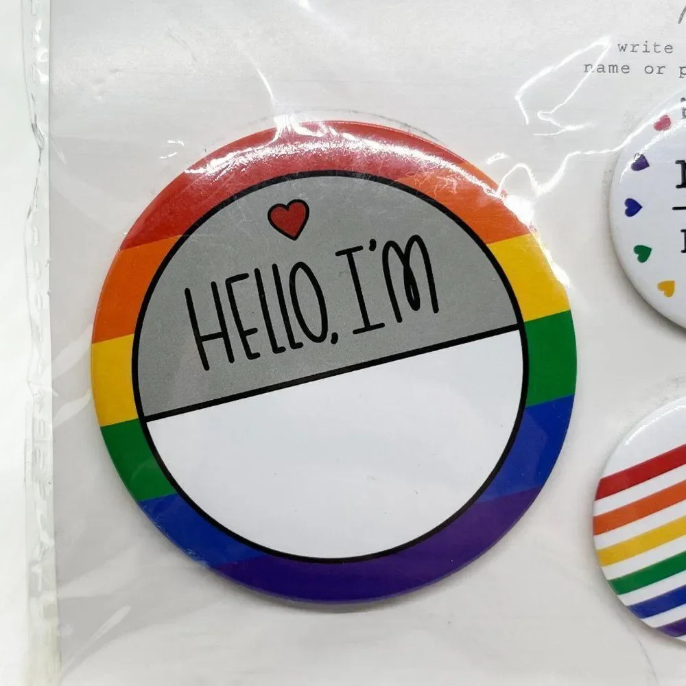 🔮 5/$25‎ Target Pride Ask My Name & Pronouns Pin Set